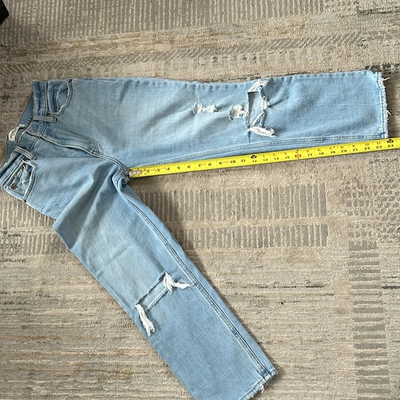 Abercrombie & Finch blue ripped curve jeans - Picture 2 of 4